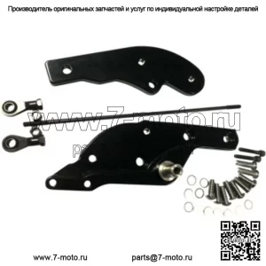 Комплект удлинителя  Black Forward Control 3 дюйма Harley Softail 18+ M8 (для: Harley-Davidson)