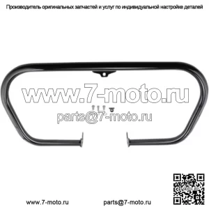 Защита рамы двигателя Cobra Black V Freeway 1 1/2" Harley Softail 18-20 (Для: Harley-Davidson)