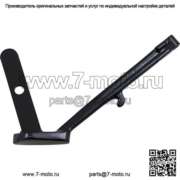 Gloss Black 1" Under Stock Kickstand 2018+ Harley Softail (Для: Harley-Davidson)