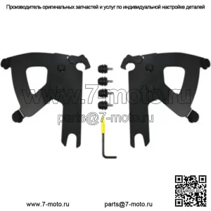 Комплект крепления с триггерным замком Memphis Shades Black Road Warrior Harley Road King FLHR (для: Harley-Davidson)