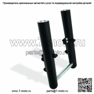 Комплект нижних слайдеров  Hot Legs с черными гладкими двойными дисками 00-07 Harley Touring (для: Harley-Davidson)