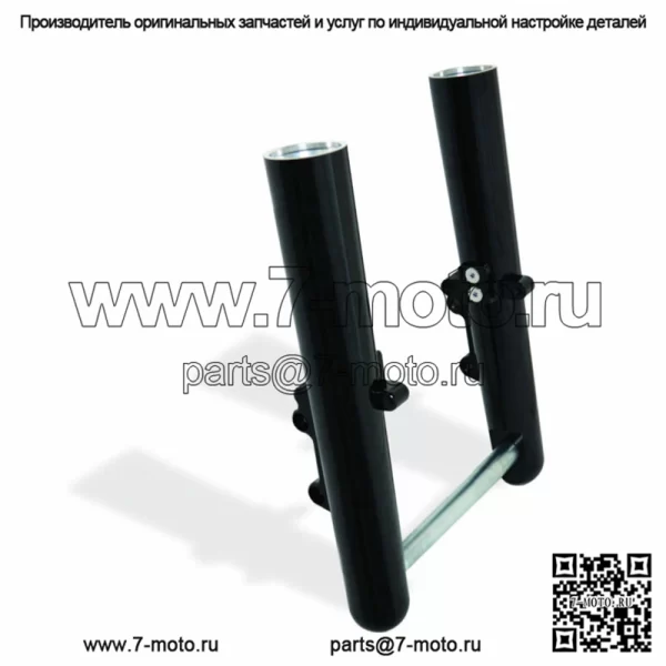 Комплект нижних слайдеров  Hot Legs с черными гладкими двойными дисками 00-07 Harley Touring (для: Harley-Davidson)