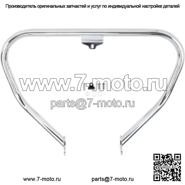 Защита рамы двигателя Cobra Chrome V Freeway Engine 1 1/2" Harley Softail 18-20 (Для: Harley-Davidson)