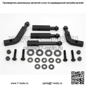 Реплика комплекта кронштейна для крепления подножки Parkerized Harley EL FL Knucklehead Panhead (для: Harley-Davidson)