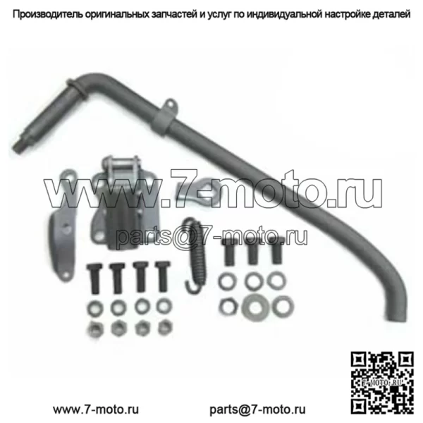Новая реплика паркеризованного комплекта сборки подставки Jiffy Kickstand Panhead Knucklehead 50003-36 (для: Harley-Davidson)