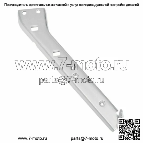 Хромированный кронштейн левой направляющей седельной сумки Harley 85-08 FL Touring OEM 90718-79C (Для: Harley-Davidson)
