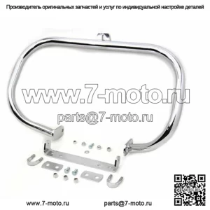 Новая хромированная защита двигателя, защита двигателя Harley Softail Shovelhead FXST 72-99 Chopper (для: Harley-Davidson)