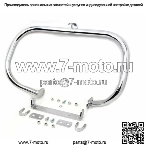 Новая хромированная защита двигателя, защита двигателя Harley Softail Shovelhead FXST 72-99 Chopper (для: Harley-Davidson)
