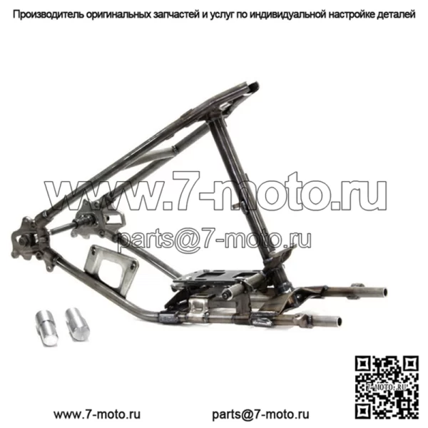 Реплика Panhead Weld On Rear Hard Tail Жесткая 4-скоростная рама Harley Shovelhead FL (Для: Harley-Davidson)