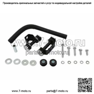 Комплект крепления V-образного болта к бензобаку, хром Harley Softail 1984-1999 FXST FLST (Для: Harley-Davidson)