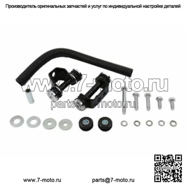 Комплект крепления V-образного болта к бензобаку, хром Harley Softail 1984-1999 FXST FLST (Для: Harley-Davidson)