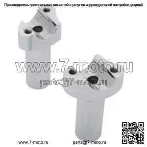 Прямые хромированные стойки руля 3 1/2 дюйма Harley Softail Dyna XL (для: Harley-Davidson)