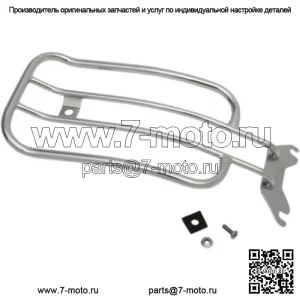 Багажник Motherwell Chrome 7 Solo Harley Softail Heritage Classic Deluxe 18+ (Для: Harley-Davidson)