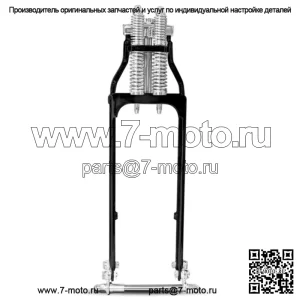 DNA 4 дюйма, более 26 дюймов, черная передняя часть Springer Harley Sportster Chopper Softail Dyna (для: Harley-Davidson)