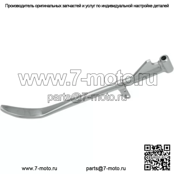 Хромированная нижняя сменная подставка Jiffy Kickstand 10 дюймов 1 дюйм Harley 89-03 XL Sportster (для: Harley-Davidson)