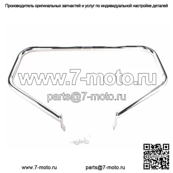 Новая хромированная защита двигателя Lindby Unibar 1,25 дюйма Highway Bar 2000-2017 Harley Softail (Для: Harley-Davidson)