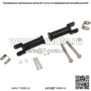 Комплект крепления для черных подножек пассажира  Harley Softail 18+ FL FX (для: Harley-Davidson)