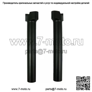 Black Wild One 1 Chubby Straight Riser 9,5" Harley Club Style Dyna XL Softail (Для: Harley-Davidson)