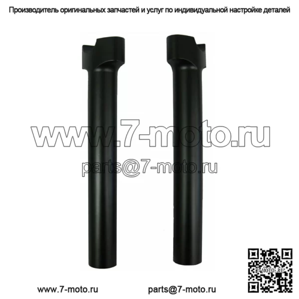 Black Wild One 1 Chubby Straight Riser 9,5" Harley Club Style Dyna XL Softail (Для: Harley-Davidson)