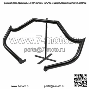 Аварийная защита двигателя Bad Dad 975 Black Pointed Harley Softail FLST FLS 00-17 (Для: Harley-Davidson)