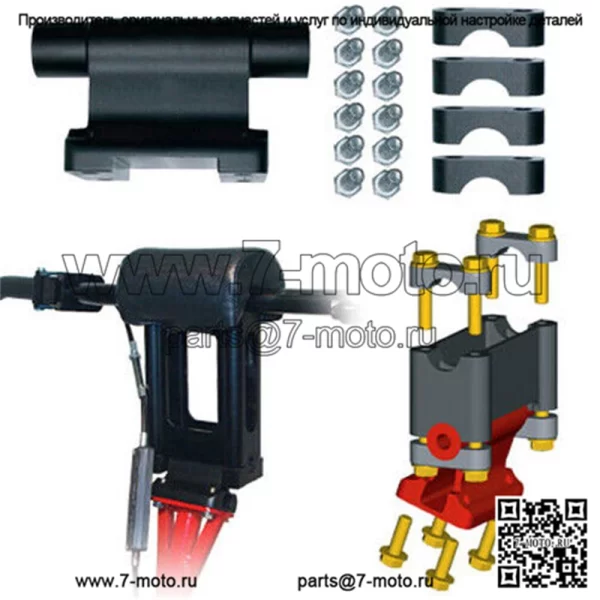Powermadd 45581 Комплект для переоборудования переходного блока Pola1is (для: Polaris Indy EVO)
