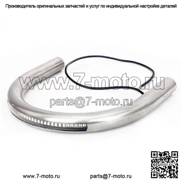 Петля рамы сиденья Cafe Racer алюминиевая со светодиодным сигналом поворота тормоза - Image 5