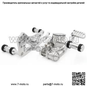 Для Harley Davidson Softail 84-99 полированная алюминиевая заготовка мотоцикла с передним управлением
