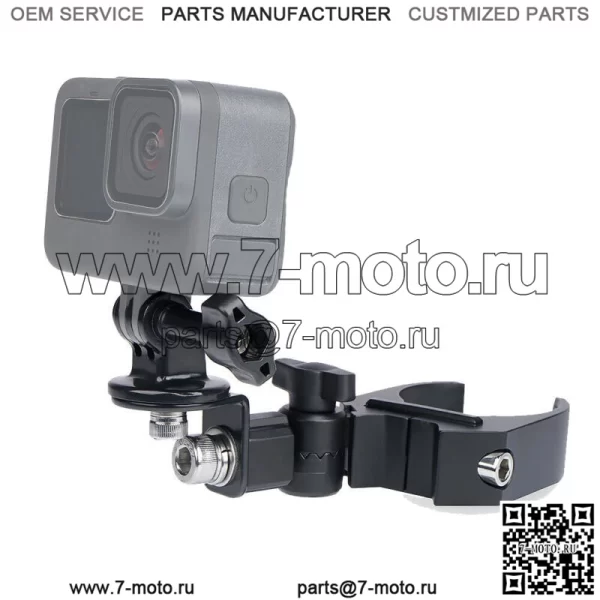 UTV ATV GoPro Кронштейн для каркаса поперечной устойчивости 1,75–2 дюйма. Алюминиевый монтажный кронштейн XPRITE (Для: более одного автомобиля)