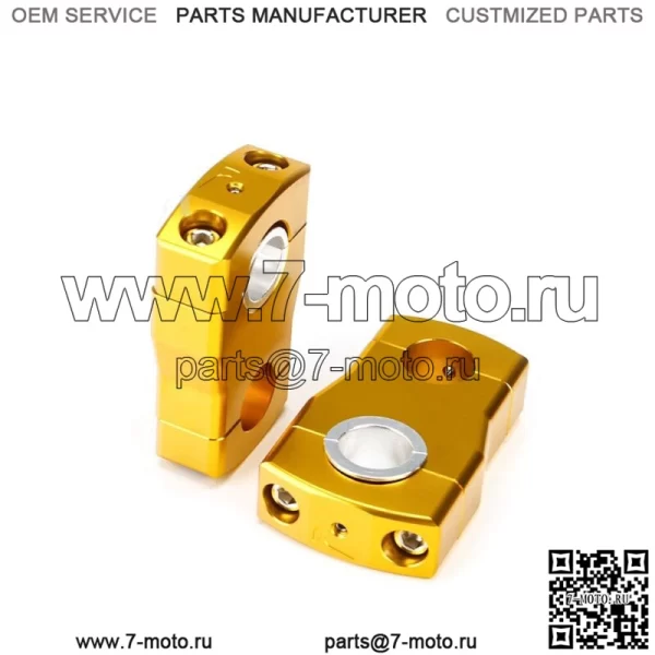 Поворотные стойки руля, высота 2 дюйма, руль 7/8 дюйма, 1 1/8 дюйма для Polaris RZR Arctic Cat (подходит для Yamaha) - Image 3
