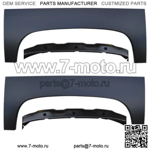 Левая правая 2007-2013 Chevy Silverado Верхние задние колесные арки Наружные колесные арки (Для: более одного автомобиля)
