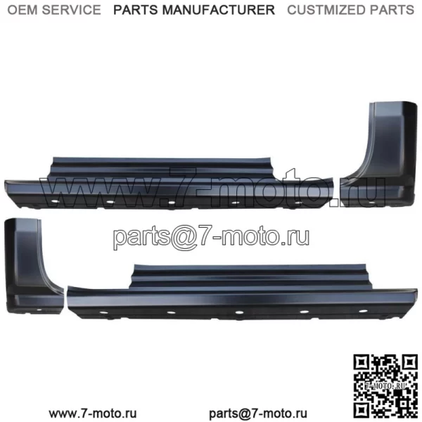 Левая правая сторона Chevy Gmc Pickup 2014-2018, съемные рокеры, углы кабины, 2 Dr Std Cab (для: более одного автомобиля)