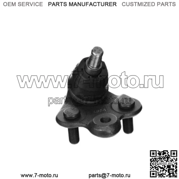 Для 2006-2011 Acura CSX 2.0L Комплект шаровых шарниров переднего нижнего рычага, черный, 4 шт. - Image 5