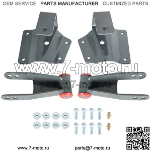 Для Chevy Silverado и GMC Sierra 1500 1999-06 1999-06 годов 4-дюймовый комплект задних скоб и вешалок