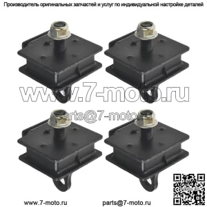 Для Yamaha RHINO 660 2004-2007 гг. КОМПЛЕКТ РЕЗИНОВЫХ ДЕМПФЕРОВ ДЛЯ НИЖНЕЙ И ВЕРХНЕЙ КРЕПЛЕНИЯ ДВИГАТЕЛЯ (подходит: Yamaha Rhino 660)