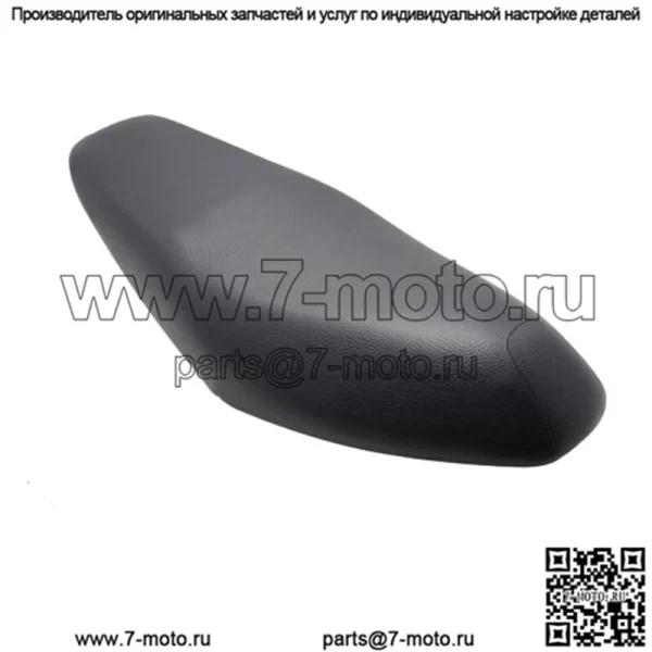 Для Honda WAVE 125R, WAVE 125S 125cc 2019-21 черное двойное сиденье V2 - Image 2