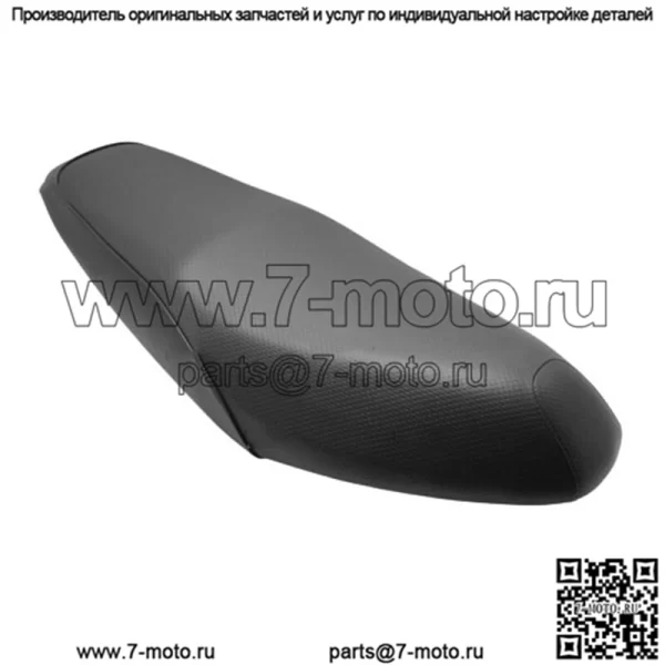 Для Honda WAVE 125R, WAVE 125S 125cc 2019-21 черное двойное сиденье V1 - Image 4