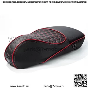 Кастомное сиденье Deluxe Audi RS Red | Веспа Спринт/Примавера 50/125/150 куб.см