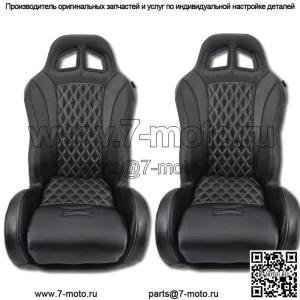 Набор из 2?сидений с черной подвеской и ромбовидной прошивкой CanAm Maverick X3 Turbo