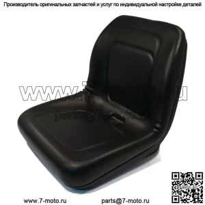 Черное сиденье с высокой спинкой для внедорожников John Deere TX Turf, TH 6x4, TE Gator
