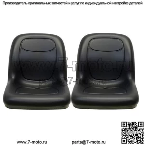 Пара черных виниловых сидений John Deere Gator (2 шт.) подходят для Turf TX TXTurf Worksite и XUV