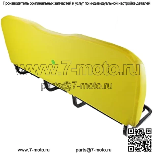 E-AM140623 Желтая виниловая подушка спинки сиденья для John Deere HPX и XUV Gators - Image 2