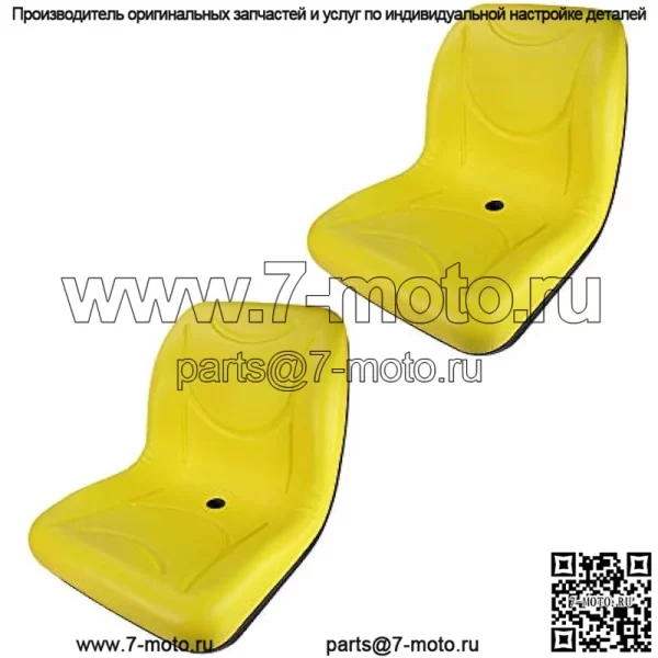 E-VG11696 Два сиденья для John Deere Gator (2шт) для XUV 850D, E GATOR, GATOR TURF, TE GATOR TURF ELECTRIC, TH TURF GATOR, TH 6X4 DIESEL GATOR, TX 4X2 GATOR, F735, F725, F710++