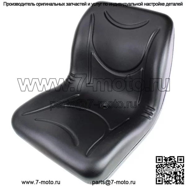 Два черных сиденья E-VG12160 (2 шт.) для John Deere Gator со сливным отверстием (M-Gator, E, Turf, TX 4X2, TH Turf, XUV550, 4X4 HPX, 4X2 Trail, 6X4 Trail++) - Image 3