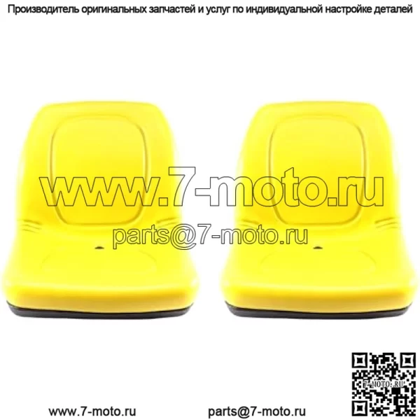 VG11696 Пара (2) сидений для Jo-hn Dee-re Gator TX 4X2 Turf, TX 4X2, 4X2 HPX, F725, F710, GX355, GX345 - Image 2
