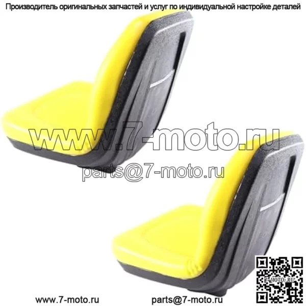 VG11696 Пара (2) сидений, совместимых с John Deere Gator TX 4X2 TURF, TX 4X2, 4X2 HPX, F725 ++ - Image 5