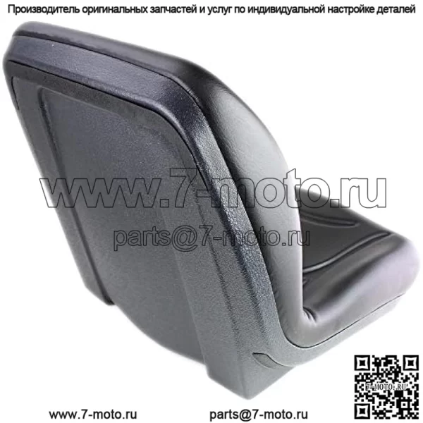 E-VG12160 Черное сиденье со сливным отверстием для John Deere Gator (M-Gator, E, Turf, TX 4X2, TH Turf, XUV550, 4X4 HPX, 4X2 Trail, 6X4 Trail++) - Image 2