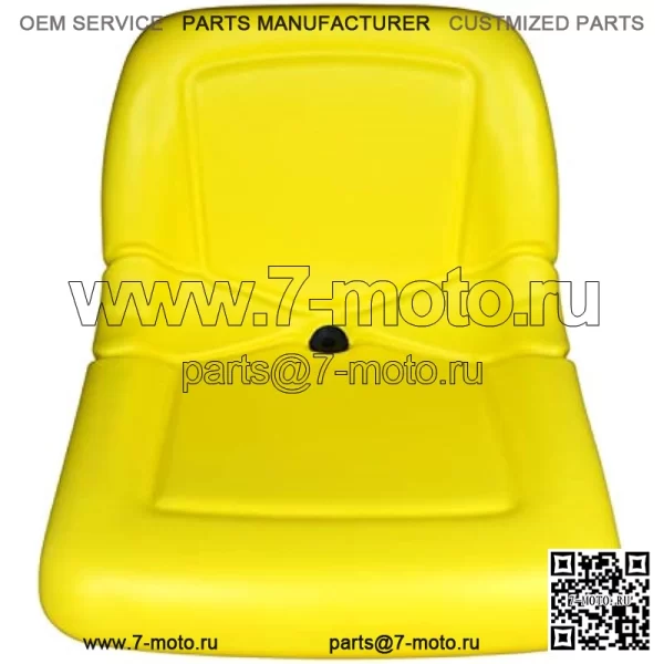 TRAC SEATS (2 сиденья) Желтое сиденье для John Deere Gator CS TS TX 4X2-15 дюймов, спинка — AM133476 - Image 4