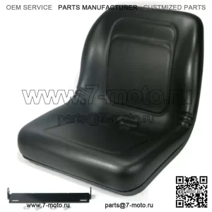 Черное сиденье с высокой спинкой подходит для John Deere Gator CS, CX, 4x2 HPX, 4x4HPX, 4x4 Trail HPX