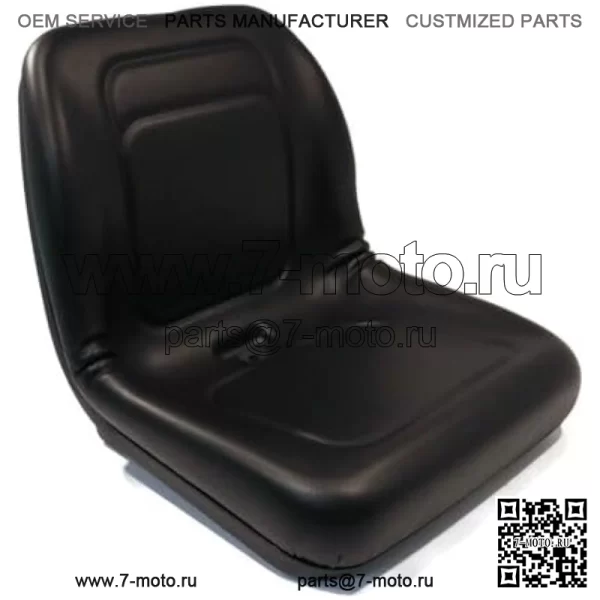 Черное сиденье с высокой спинкой подходит для John Deere Gator CS, CX, 4x2 HPX, 4x4HPX, 4x4 Trail HPX - Image 4