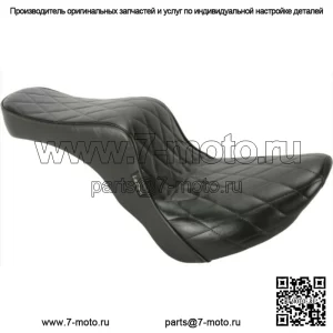Le Pera Diamond Stitch Black Cherokee Step 2 Up Driver Seat Harley 18+ Softail (Для: Harley-Davidson)